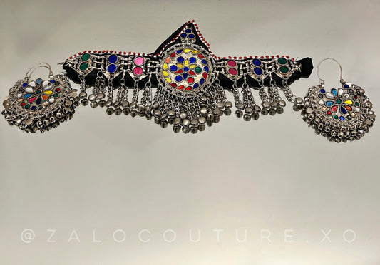 Farishta Headpiece and Earrings